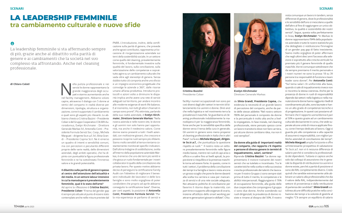 Intervista a Cristina Bazzini | GSA: "Leadership femminile: tra cambiamento culturale e nuove sfide"